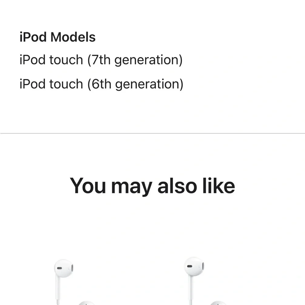 2 Apple White EarPods with Lightning Connector